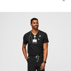 FIGS black men’s scrub top